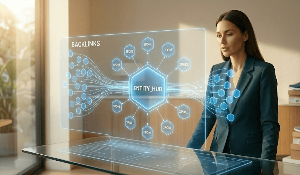 confident entrepreneur looking at graphs and realizing Importance of backlinks in SEO